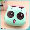 Sunglasses Cases Lymouko High Quality New Design Little Cat Portable with Mirror Contact Lenses Case for Women Gift Lens Box Y240416
