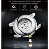 Armbandsur avslappnad mode mekanisk klockrörelse kronograf vattentät automatisk premium tidstycke jubileumsgåva
