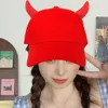 Ball Caps Adult Halloween Baseball Carnival Music Festivals Sport Hat For Woman Men Outdoor Visor With Devil Horn Decor