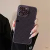 Случаи по сотовым телефонам роскошная сетчатая сетка тепло рассеяние Soild Color Soft Phone Case для телефона 15 14 Pro Max 13 12 11 Ультратонкие твердые защитные задняя крышка