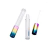 Bouteilles de rangement Cosmetics Cosmetics Emballage de gloss à lèvres 3 ml Gradient octogone transparent Liquide Lip Bleins Tabrives