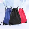 Portable Sports Bag Thickened Drawstring Belt Cycling Backpack Gym Drawstring Shoes Bag Clothes Backpack Waterproof