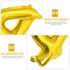 Party Decoration Prom 2024 Luftballons Golden Banner 40 cm Mylars Letter Zeichen Abschluss