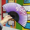 Decorative Figurines Vintage Style Silk Folding Fan Chinese Japanese Pattern Art Craft Gift Home Decoration Ornaments Dance Hand Fans