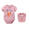 Summer Baby Romanper Designers per bambini salti in modo classico abiti di moda per il neonato Romper per bambini Bodysuits Abbigliamento 100% Cotton CXD2404176-6