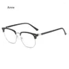 Zonnebrillen Intelligent Pochromic Retro Minus Diopter Eyewear Unisex Blue Light Blocking Optical Women Myopia Glazen