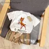 Toddler Designer Vêtements Classics Clothing Baby Clothing Summer Kids Letter Imprimé T-shirt à manches courtes