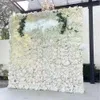 Artificial Pink Wall Silk Flower Rose For Wedding Decoration Babyshow Party Christmas Home Backdrop Decor 240127