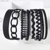 Bands de caoutchouc à cheveux 9pcs Bandes de cheveux se dérouler pour les femmes hommes simples bandeaux de tête de tête non glip