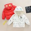 Jackets autênticos pato branco Down Children Jacket menino meninas meninas médias descartáveis casaco grosso e grosso de inverno