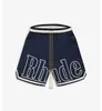 SOGD RHUDE MESH PRINTINTING BANELS Sports Beach Draystring Shorts