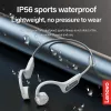 Original Lenovo X3 Pro Bone Lednings hörlurar Bluetooth 5.3 Trådlöst headset Vattentät öronkrok Sportörlurar med mikrofon