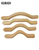 4pcs Set en bois gratter le bâton Muscle relax des outils de massage arrière Masseur arrière Masseur en bois Bodie Fast Large Zone 100 Natural X04262686246214