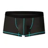 Underpants Gtopx Ice Silk Big Penis Pouch Sexy Boxer Men Underwear Ultra Thin Bulge Enhancing Male Summer Sports Shorts Fantasy