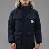 Jacke Frauen- und Männer mittelgroße Winter neuer kanadischer Stil überwand die Arbeitskleidung von Liebhabern Dicke Gans Down -Männer Kleidung 012