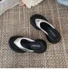 Slippels schoenen vrouw 2024 huis platform beige hakken sandalen rubber slippers lage schalie vrouwelijk strand pantofle luxe glijbanen bl blo