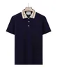 2024 Designer heren poloshirt casual korte mode afdrukken losse polo kraag korte mouwen heren t-shirt m-3xl