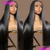 Lace Wigs Maleisische mensenhaar Yirubeauty 10-32inch 180% Dichtheid Straight Braziliaanse 4x4 5x5 13x4 Glueless pruik Natural Color Part Drop Otreg