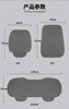 Car Seat Covers Cover Full Set Imitation Linen Universal Protector Back Cushion Front Rear In Salon Warm