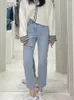 Jeans jeans high waist primaverila estate pantalone donna sottile bodycon fashion ladies pantaloni in stile coreano pantaloni da donna casual