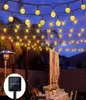 5m 10 m sollampa kristallboll Globe Waterproof LED Solar String glödlampa Garden Juldekor utomhus Solar Light Garland Y205160489