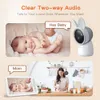 Arenti Video Babypitor mit 2K Ultra HD -Kamera, Nachtsicht, Schlaflieder, Bewegungserkennung, Temperaturfeuchtigkeitssensor, 5 "Farbanzeige - WLAN aktiviert