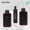 Top 1 Autêntico imini c18 vazio vape descartável d8 d9 d10 dispositivo vazio dispositivo de recarga USB 4.0ml 5g Vaporizador preto 380mAh A tensão ajustável de bobina de cerâmica 2.7V-3.1V-3.6V