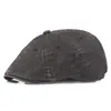 Berets Spring Summer Newsboy Caps Cotton Cotton Flat Peeded Cap Women Beret Hats 15 D24417