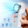 GOONE Portable Fan handheld Quiet Small USB 500 Mah Rechargeable mini Neck fan for Student Dormitory Office Outdoor Hand 240416