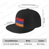 Ball Caps Armenia Flag Hip Hop Baseball modieuze buitenhoed hardlopen volwassen mannen vrouwen platte hoeden