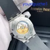 Orologio da polso di fantasia AP Royal Oak Offshore Serie 15710ST.OO.A002CA.02 orologio da uomo da uomo bianco da 42 mm