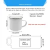 Mugs Spanish Print Mug Coffee Tea Cups Drinks Water Cup Teacher Life Enamel Mugs School Home Handle Drinkware Best Gifts for Teacher 240417