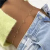 Purui Sexy Crystal Glass Belly Belt Chain Chain Femmes Summer Beach Bikinis Festival Accessoires Body Bijoux 240409