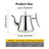 1/1.5L Kettle Strainer Stainless Steel Teapot Polish Fashion Durable Coffee Cold Water Pot Home Tea Tool Induction Cooker Kettle
