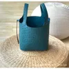 Handmade Lacquer Thread Picotin Womens Vegetable Basket Classic Water Bucket Bag Dinner Can Be Diagonal Spanned Large Capacity Straight