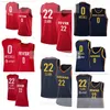 Unisex Männer Frauen Jugend Basketball Trikots 0 Kelsey Mitchell 22 Caitlin Clark Red Navy