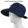 Women Ladies Summer Wide Brim Foldable Visor Outdoor Cap Anti-UV Beach Sun Hat 240415