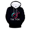 TIK TOK 3D -print Vrouwers Hoodies Sweatshirts Harajuku Streetwear Hip Hop pullover Hooded Jacket Vrouwelijke Tracksuit UniSex Tops9168891