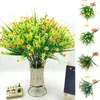 Decorative Flowers 1 Bundle Gypsophila Bouquet Artificial Rose Flower Greenery Shrubs Plants Fake Indoor Outdoor Plant Garden Decor