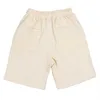 High version American fashion RHUDE co branded embroidered casual pants High street loose drawstring shorts