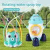 Outdoor Water Sprinkler Baby Toys Cartoon Octopus Backyard Garden for Children 3 4 5 6 7 Year Bath Toy 240415