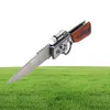 Medium size AK47 Folding Gun Knife With led light Shaped Hunting Knife Rosewood Handle Tactical Folding Knives Camping Multi Survi3473552