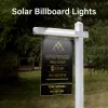 Outdoor wall lamp led Sign Lighting IP65 Solar Powered Billboard lights For Real Estate Sign Posts Sale Lease 2pcs/pack LL