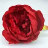 Flower Head 50pcslot Artificial Peony 10cm DIY Scrapbooking Garland Wall Bakgrund Bröllopsfest Hemdekoration 240127