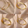 Braccialetti di serpenti per bracciale per donne ragazze vintage oro oro oro inossidabile bracciale in acciaio inossidabile braccialetti di lusso di braccialetti Pulseras Mujerl240417