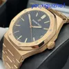 Fancy AP Wrist Watch Royal Oak Series 18K Rose Gold Automático Mechanical Mens Watch 15500or.oo.1220or.01 Certificado de caixa