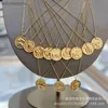 فاخرة من الدرجة العلوية الفاخرة Vancelfe Designer Necklace Necklace Constellations v Gold Plated 18K Fashion Mode Hights Hight Jeweliry Gift