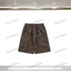 Xinxinbuy 2024 homens shorts de grife de grife de fins impressão de letra dupla coma