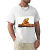 Мужские полосы с яркими глазами лягушка таможенная дизайн вашего собственного издания Негабаритные футболки для мужчин