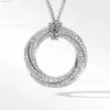 Ontwerper David Yumans Yurma Jewelry Bracelet XX modieuze en populaire zirkoon ingelegde ring hanger ketting